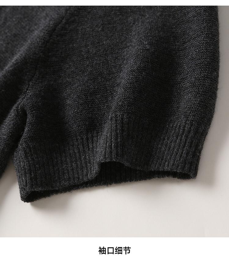 Round neck single breasted short sleeved knitted sweater for women in spring 2026, fashionable and versatile casual short top