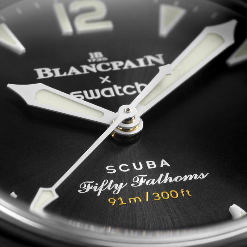 Swatch x Blancpain Scuba Fifty Fathoms Ocean Of Storms Men Watches Black SO35B400