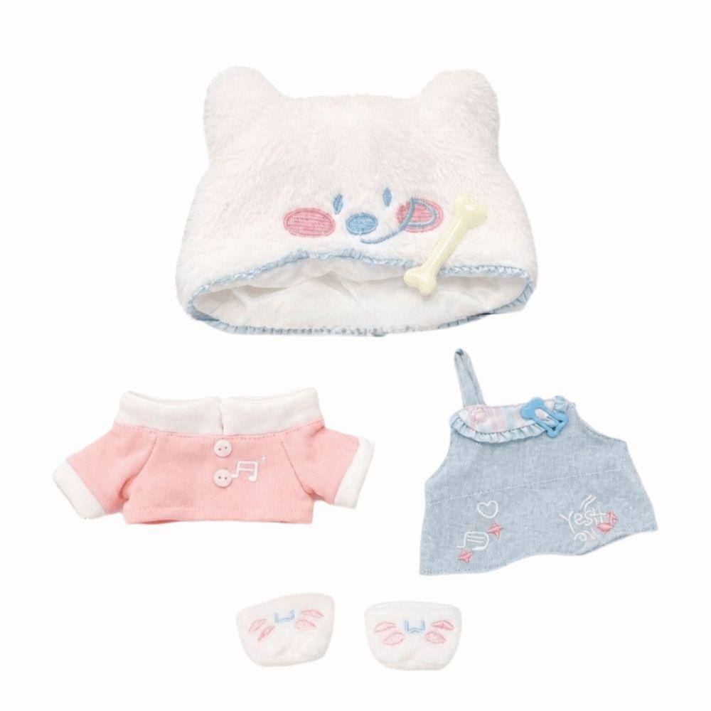 Soft Fabric Cotton Doll Dress Cute Stuffed Toys Clothes Plush Doll Clothes for Player Collection