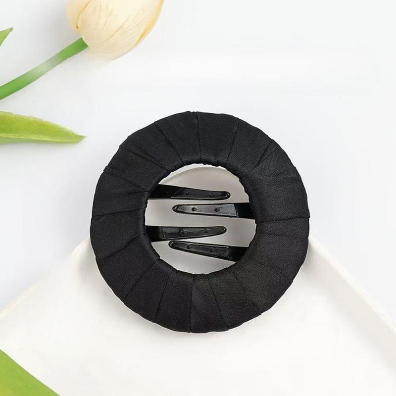 Soft Padded Flat Pancake Hair Claw Clip Non Slip Fashion No Trace Hair Clip for Women Sports Sleep Home