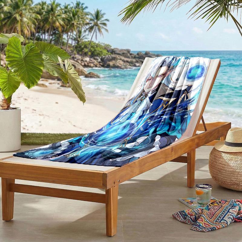 Neuvillette Fashion Beach Towel: Ideal for Summer Adventures Soft, absorbent and quick drying suitable for swimming and bathing