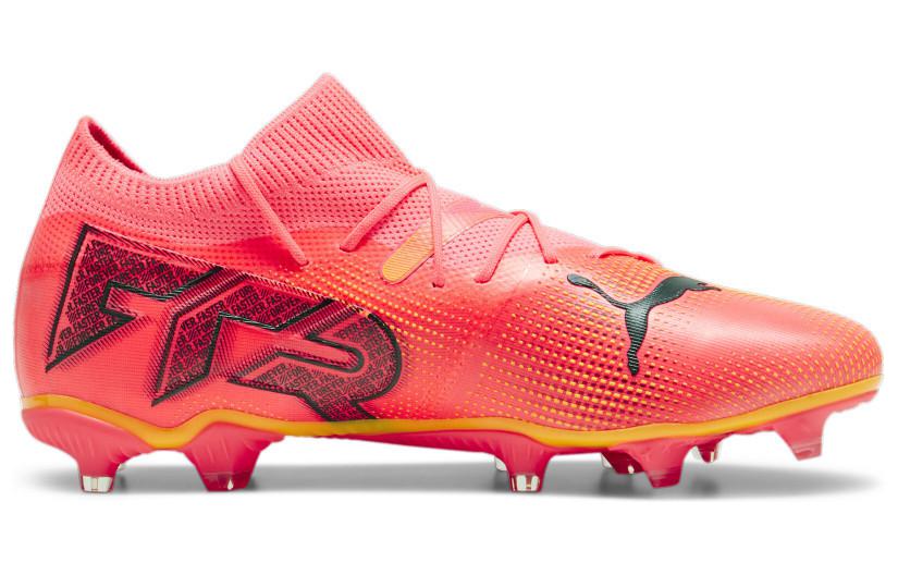 Puma FUTURE 7 MATCH AG Искусственное покрытие FG Твердое покрытие Амортизация, Износостойкие Футбольные бутсы Мужские Красные 107715-03