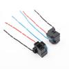 2 PCS Headlight Lamp Bulb Socket Wiring Harness Connector Plug Adapter Line for H1 H7 H4 Bulb