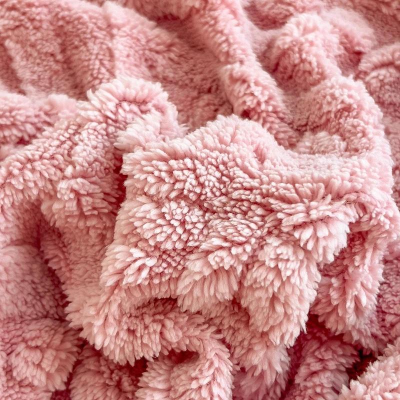 Winter Warm Fitted Bed Sheet Taff Velvet Fleece Bed Linen Single/Double/King/Queen Size Plush Mattress Cover Thick Bed Cover