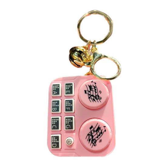 Мини-пульт управления DJ, игровая консоль с музыкальным светом, портативная, дорожная, на батарейках, для детей, подростков и взрослых, обучающая, игрушка-брелок для диджеинга