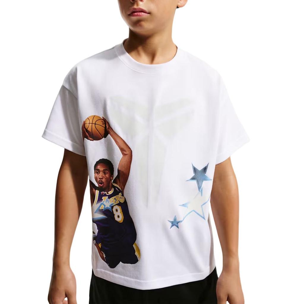 Nike Детская спортивная футболка с коротким рукавом Nike Dri-FIT Max90, свободная, удобная, с опущенными плечами, Детские топы IO1146-100
