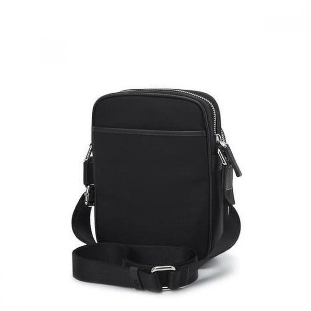 Daks Black Embossed Leather Crossbody Bag Dbba3e277bk
