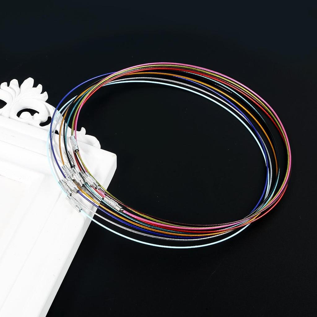 10pcs/pack Wire Collar Handmade DIY Necklace Lanyard Bracelet Ring Accessories