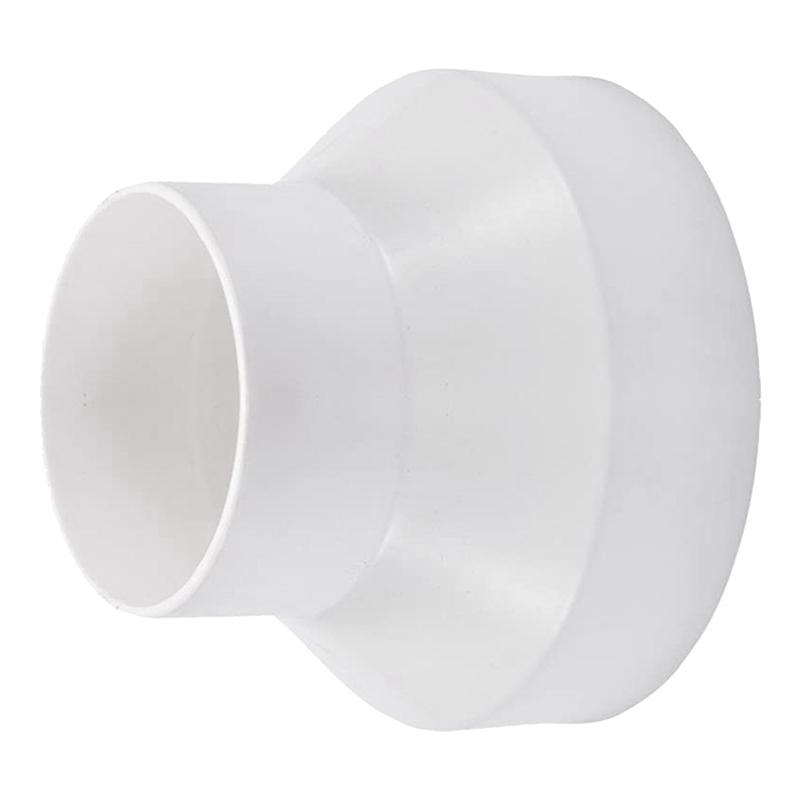 Ventilation Pipe Reducer Adapter Pipe Air Duct Adapter Pipe Connector for Inline Ventilation System(150-100mm)