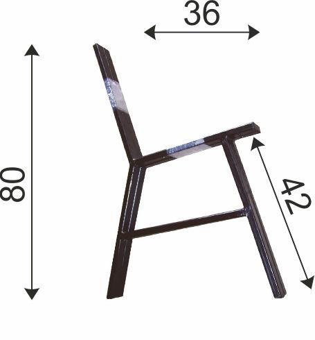 STEEL LEG FOR BENCH SET OF 2 - ST LAW LEG