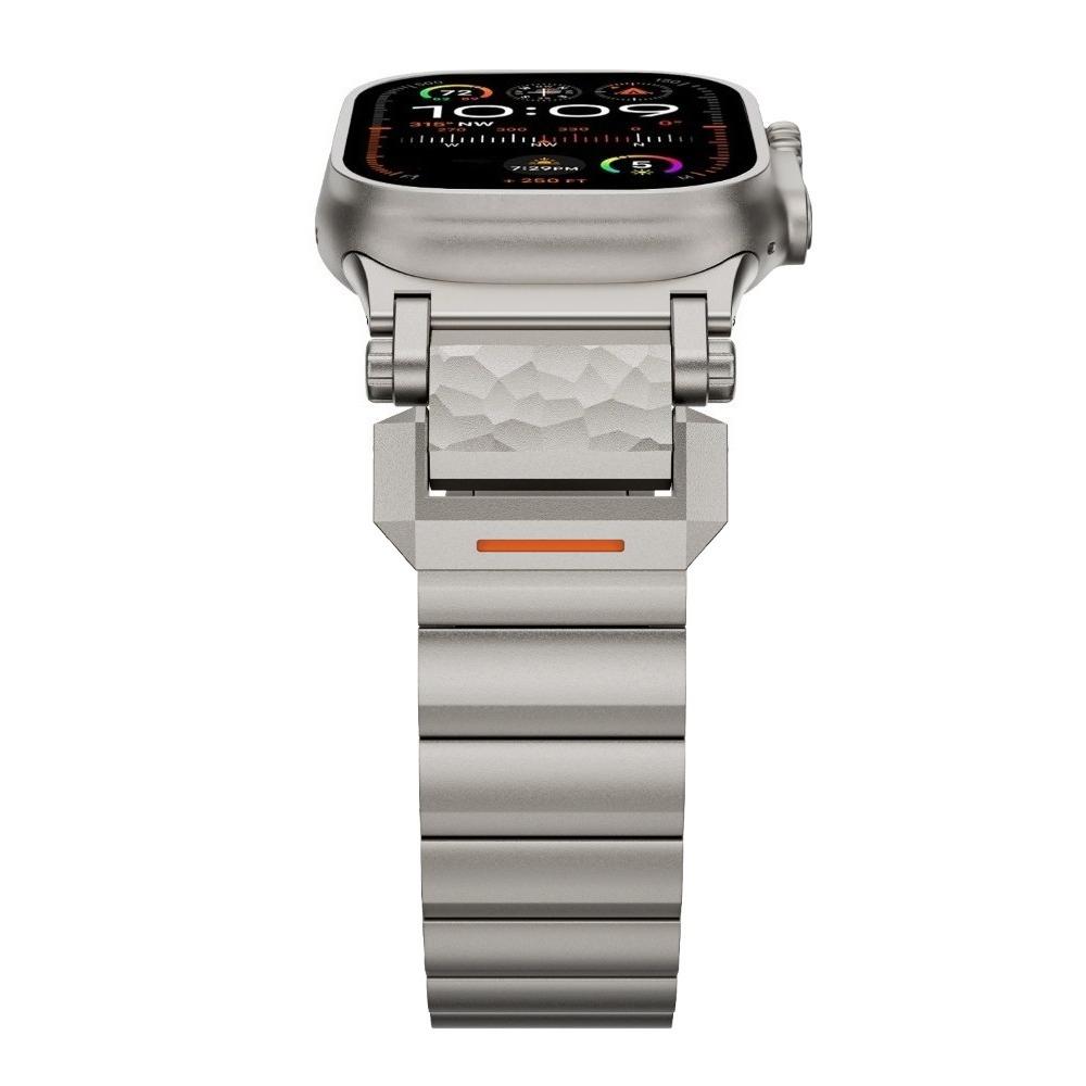 Титановый ремешок для Apple Watch Ultra 3 2 1 49 мм Серии 10 11 46 мм Роскошный металлический ремешок для Iwatch 9 8 7 45 мм 6 5 SE 3 44 мм Браслет