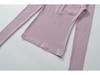 Женская базовая футболка с длинным рукавом Henry, приталенная, из искусственного кашемира - Коллекция Осень/Зима 2025