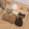 Waterproof Non Slip Cat Feeding Mat Cute Cartoon Linen Texture Pet Food Pad Matches All Pet Bowl Styles for Cats