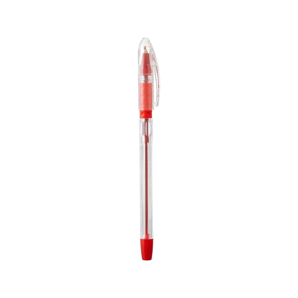 Cello Gripper Red Ballpoint Pen Set Of 1 Smooth Writing Pens For Office School And Everyday Writing Use