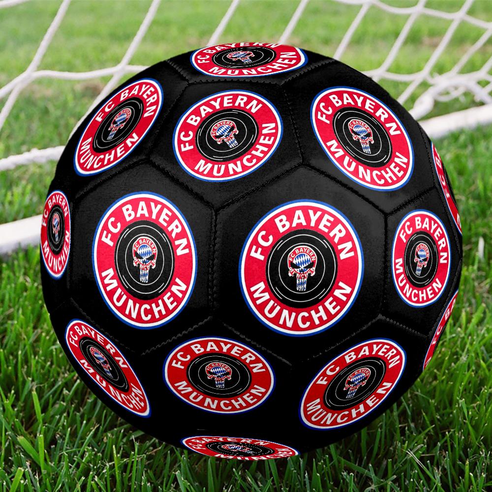 1pc Bayern Munich Emblem Size 5 Soccer Ball PVC Football Sports Matches Training Outdoor Games Beach Elastic Balls 07c112