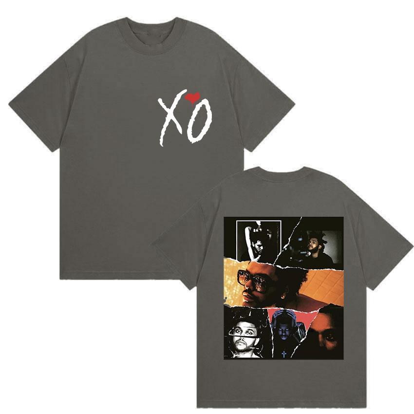 Pop Rapper The Weeknd Xo Album Graphic T Shirts Unisex Women Fans Hip Hop New Short Sleeve Tshirt Cotton Soft Tees Streetwear