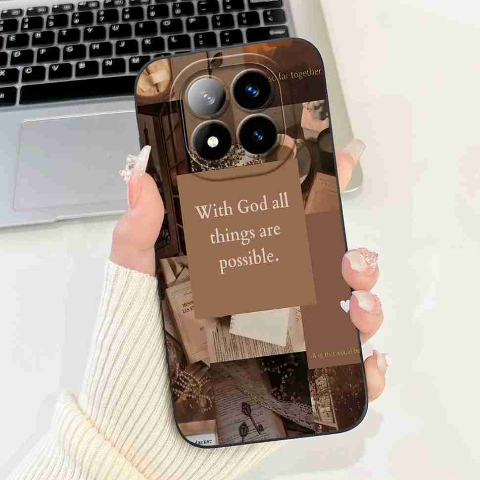 For Xiaomi Redmi Note 14 Pro+ 5G Case Cherry Print Cute Butterfly Soft Silicone Cover For Redmi Note 14Pro Plus 5G 6.67" Bumper