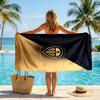 Пляжное полотенце Leeds United Football Мягкое из микрофибры Летнее полотенце Быстросохнущее Впитывающее полотенце для пляжа Бассейна Путешествий