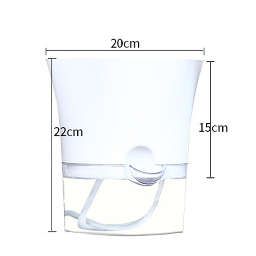 Прозрачный самополивающийся цветочный горшок для растений, шестиугольный ленивый цветочный горшок, пластиковые кашпо для домашнего сада, декорирование