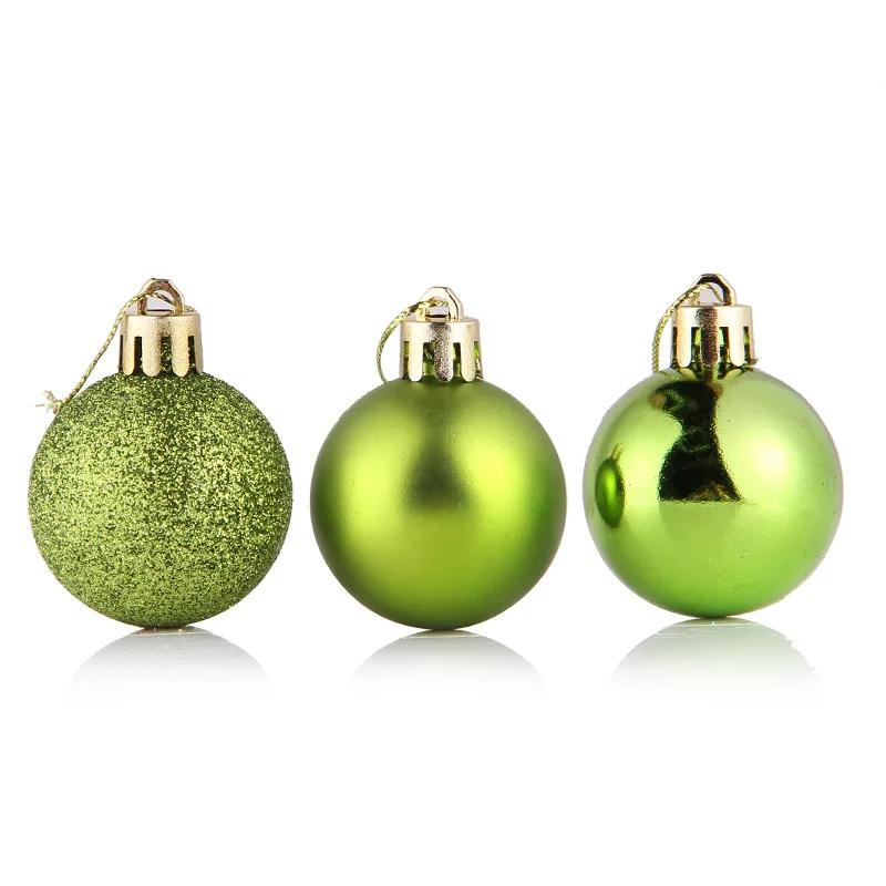 24pcs/Box Christmas Balls Christmas Tree Ornaments Christmas Decoration for Home Party Christmas Hanging Pendant