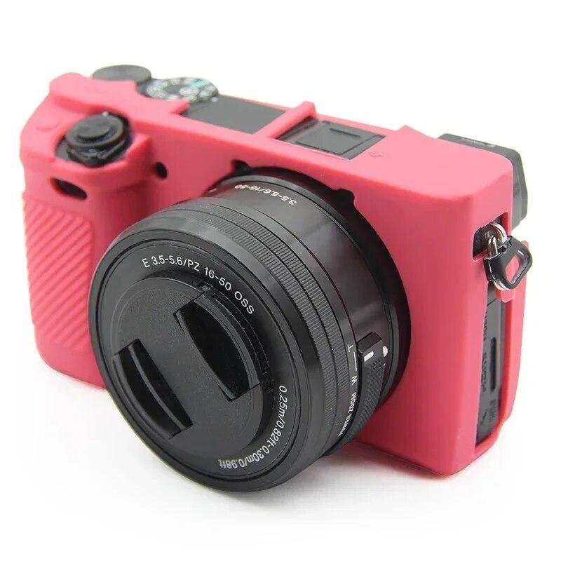Чехол для Sony Alpha A5100 A5000 A6000 A6100 A6300 A6400, мягкий силиконовый резиновый чехол для камеры, сумка для защиты кожи, защитный корпус