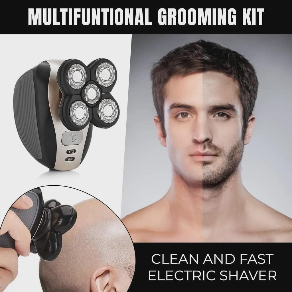 Multi-Function Five-Head Bald Shaver