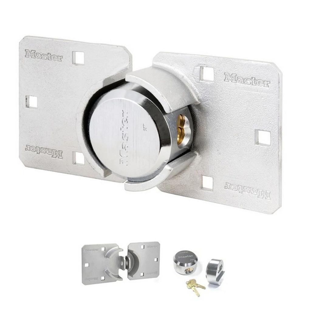 Master Lock Heavy Duty Van Lock and Hasp, 42x230x114 mm