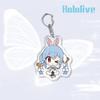 Аниме игры Hololive акриловый брелок металлическое кольцо автомобильная сумка украшение для ключей аксессуар подарок аниме подарки кулон