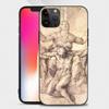 Чехол для телефона Michelangelo Art для iPhone 15 14 13 12 11 Pro Max Mini X 7 8, мягкий чехол