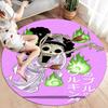 One Piece Brooke Round Area Rug Carpet Rug For Living Room Bedroom Sofa Playroom Decor Nonslip Floor Mat