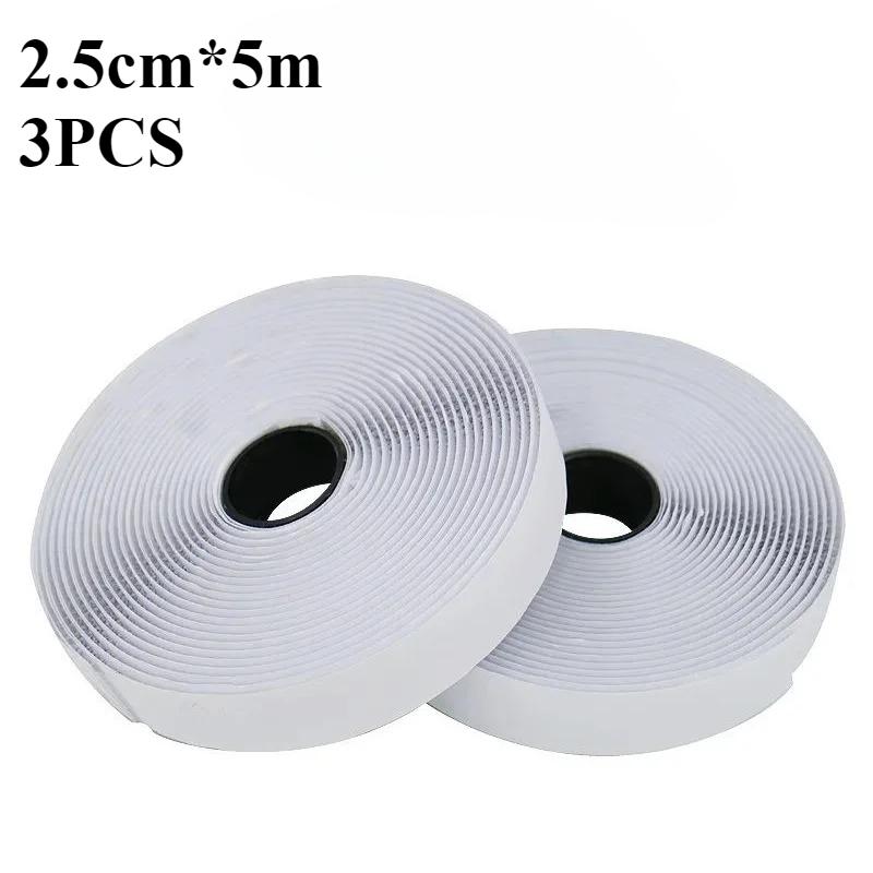 5M прочная самоклеящаяся лента-липучка с застежкой-липучкой, нейлоновая волшебная наклейка, скретч-лента с клеевым ремешком для поделок своими руками 20-50MM