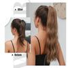 EASIHAIR Long Wavy Curly Wrap Around Clip In Ponytail Hair Extension Synthetic Pony Tail Fake Hair Brown Blonde False Afro Hairpieces Wig