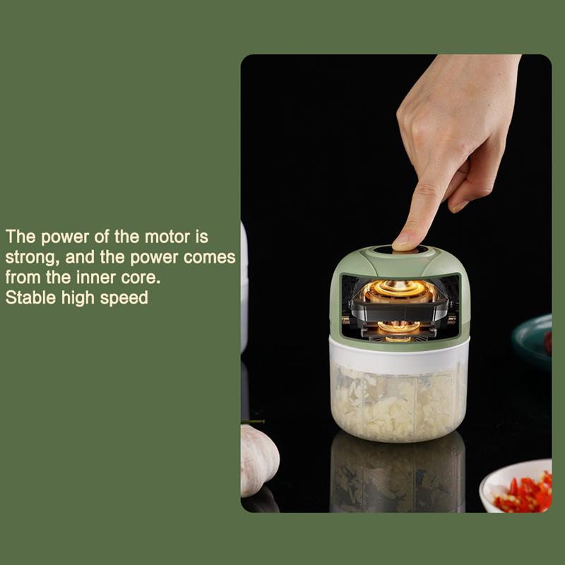 Мини-USB Беспроводная электрическая давилка для чеснока, пресс-мясорубка для овощей, чили, мясорубка, еда