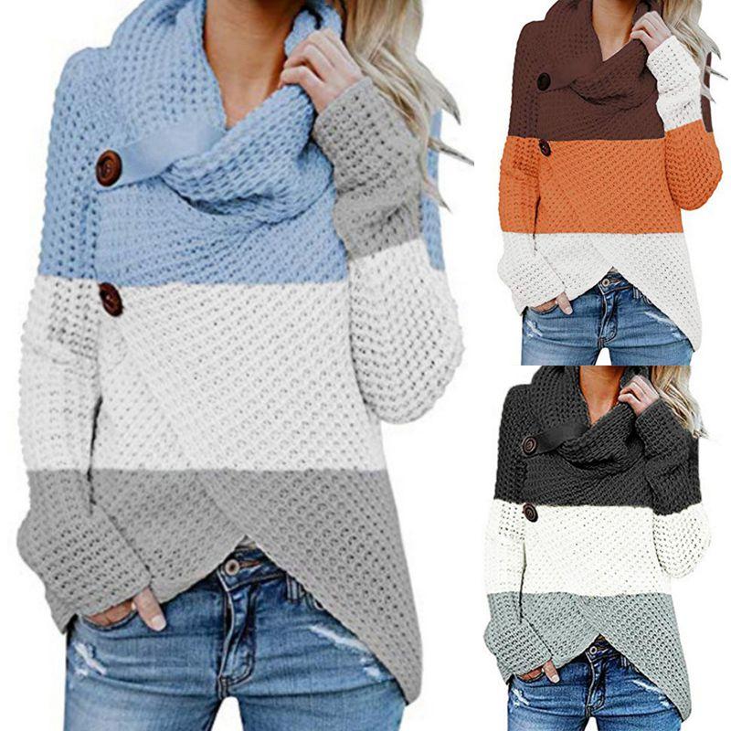 Contemporary Women Long Sleeve Casual Knitted Sweater Jumper For Street Style Vibes