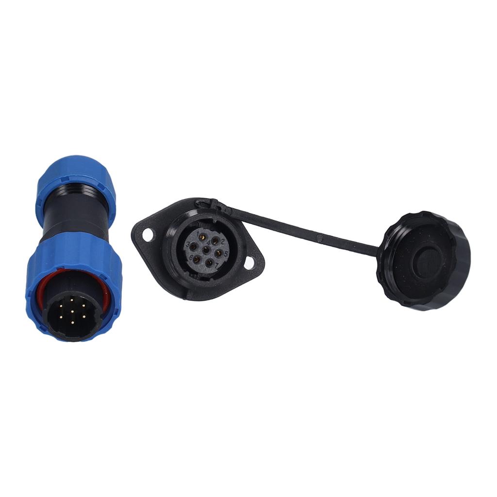 SP16 Flange Waterproof Aviation Plug Socket IP68 Male and Female Butt Joints Flange Waterproof Connector