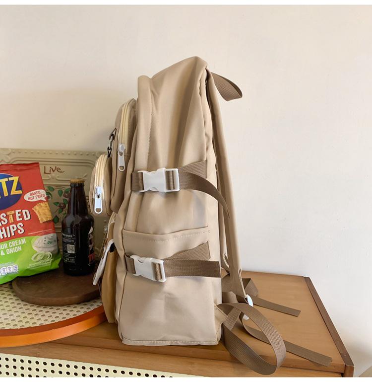 Модный рюкзак большой вместимости в корейском стиле для студенток – Легкий и идеально подходит для школы или путешествий