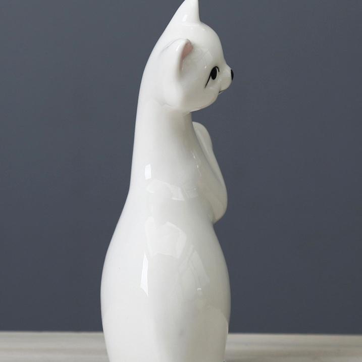 Ваза с милым котом, настольные украшения, керамическая ваза для гидропоники, горшок для растений, бутылка для ароматерапии, домашний декор, украшение для сада