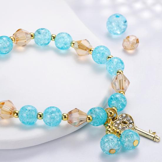 Браслеты на удачу для женщин, винтажные ювелирные изделия ручной работы с подвеской-ключом, свадебные подарки для невест