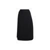 SS22 Solid Color Irregular Mid-Length Skirt Women Skirts Black HG8667
