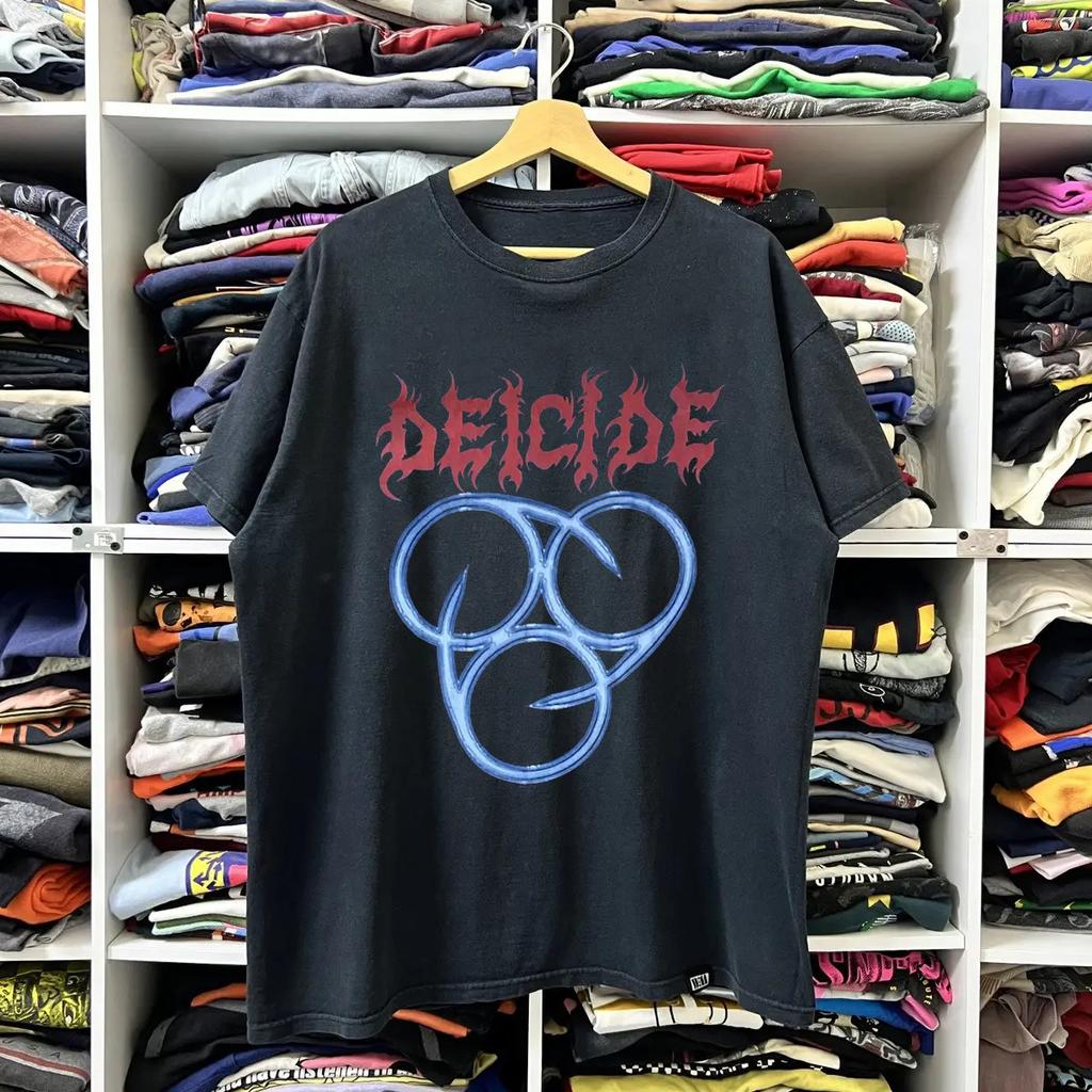 2006 Deicide Insineratehymn Album Deicide Band Shirt Black Unisex S-5XL