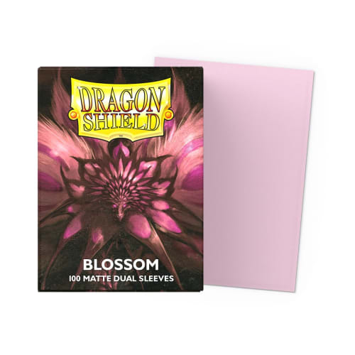 Dragon Shield Matte Dual Sleeves, Standard Size, Blossom, 100 Sleeves, AT-15067
