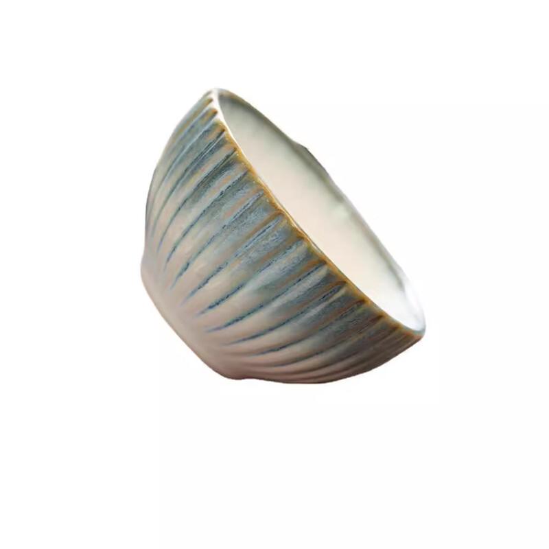 Xuanrun European Style Embossed Ceramic Dinner Plate