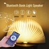 Креативная складная книжная лампа с Bluetooth-динамиком и светодиодной ночной подсветкой - Музыкальный подарок с сенсорным управлением