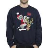Tom & Jerry Mens Christmas Reindeer Sweatshirt
