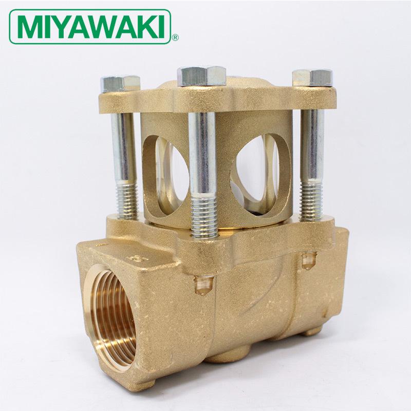 MIYAWAKI TS1 Латунный резьбовой смотровой глазок для индикации потока