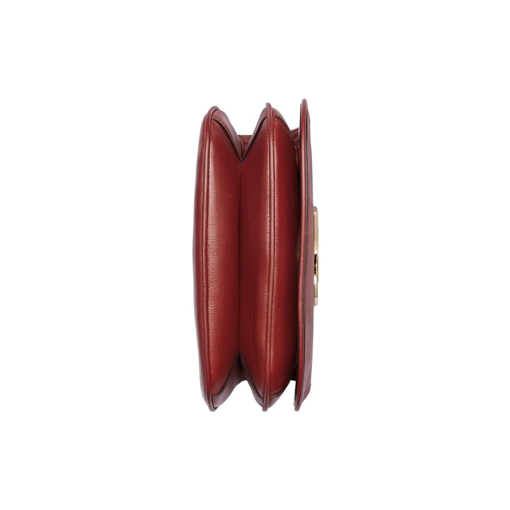GUCCI Blondie Leather Portable Crossbody Bag, Shoulder Bag Mini Women's Dark Red 698643-UXXAG-6170