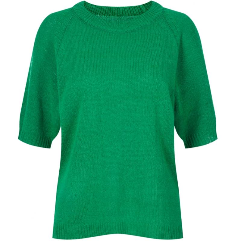Shop Women S Round Raglan ShorT Sleeve KniT T ShirT Blue Frb Wkn 20414