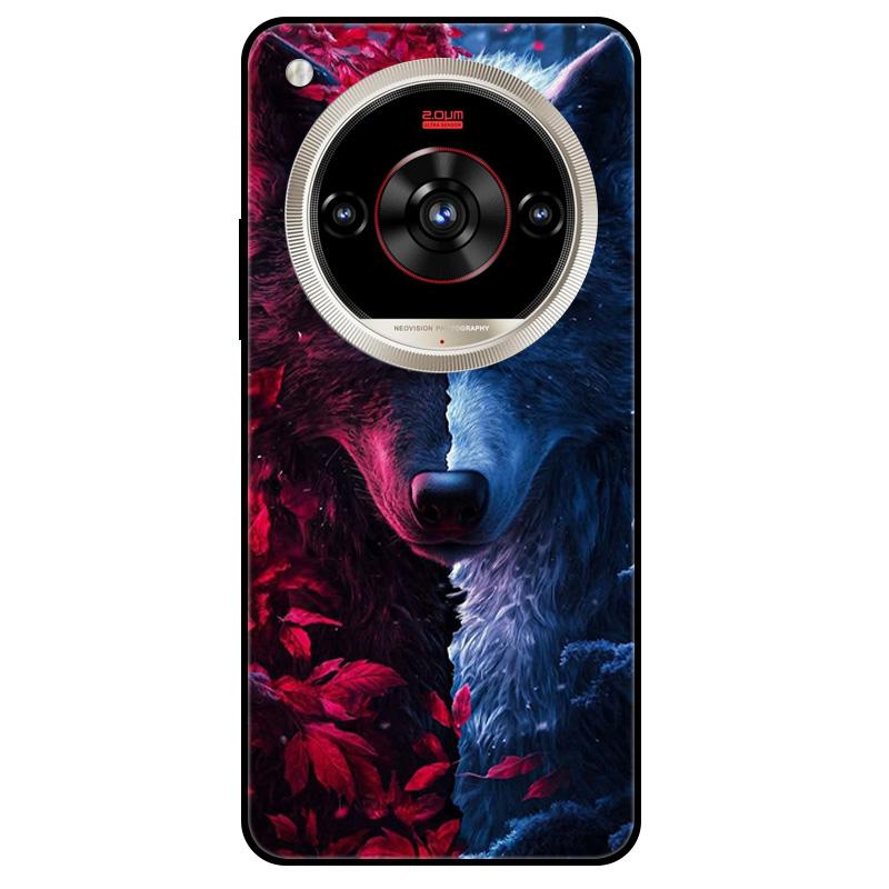 For ZTE nubia Focus 2 Ultra 5G Case Animal Silicone Back Case For nubia Focus2 Ultra Z2463N Cover Fashion Protective Bumper