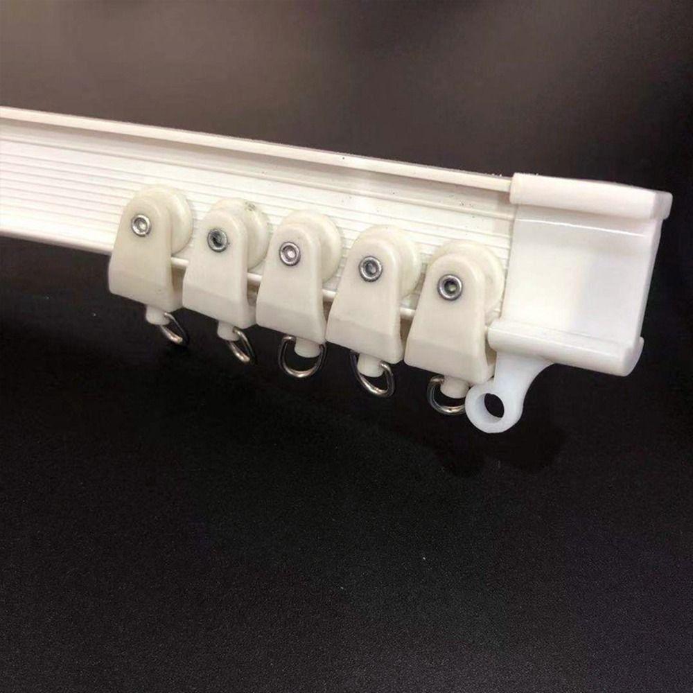 Hardware Accessories For Windows Shower Curtain Slider Drapery Hook Curtain Wheel Curtain Track