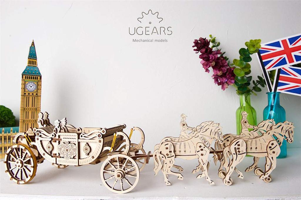 UGears Королевская карета Деревянный конструктор 70050
